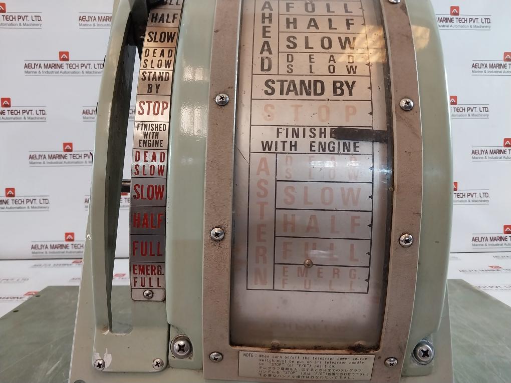 Nunotani Keiki Jis F 8523 Tase300A Electric Engine Telegraph 100V A6050-2