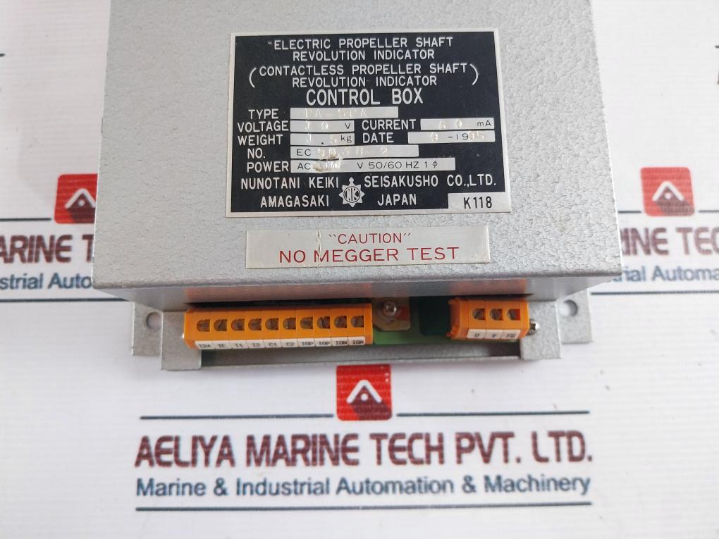 Nunotani Keiki PA-SPA Electric Propeller Shaft Revolution Indicator