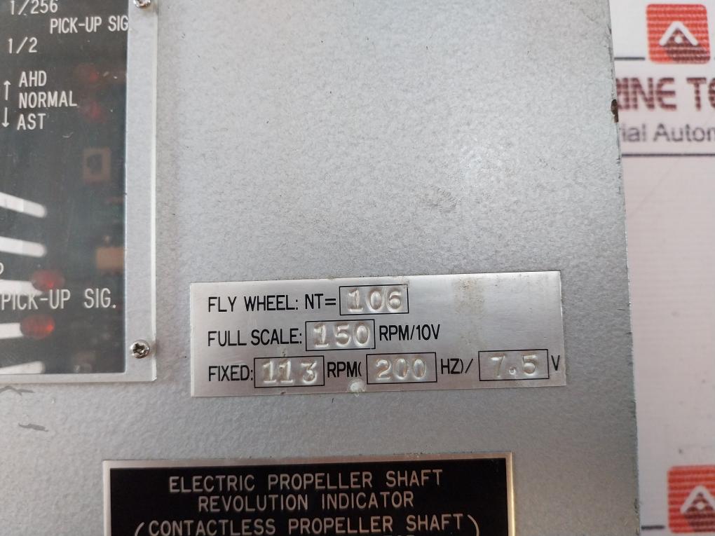 Nunotani Keiki PA-SPA Electric Propeller Shaft Revolution Indicator 60MA