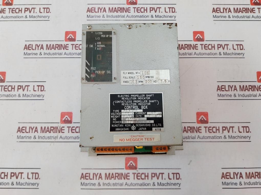 Nunotani Keiki PA-SPA Electric Propeller Shaft Revolution Indicator 60MA