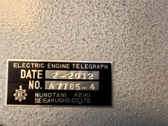 Nunotani Keiki Seisakusho A7785-4 Electric Engine Sub-telegraph