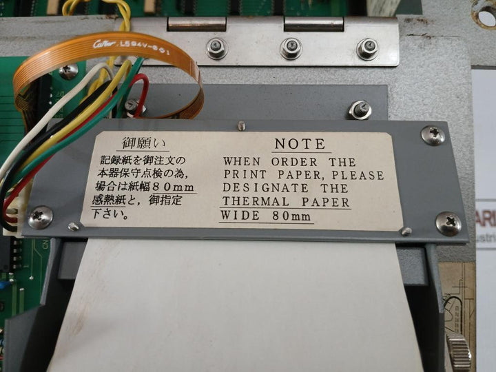 Nunotani Keiki Seisakusho Co. Electric Engine Telegraph Logger Vml-600 A7252