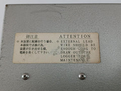 Nunotani Keiki Seisakusho Co. Electric Engine Telegraph Logger Vml-600 A7252