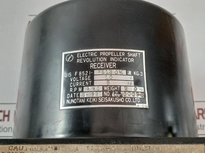 Nunotani Keiki Seisakusho Electric Propeller Shaft Revolution Jis F 8521-fe130K