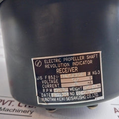 Nunotani Keiki Seisakusho Jis F8521-fe130Kg Electric Shaft Revolution Indicator