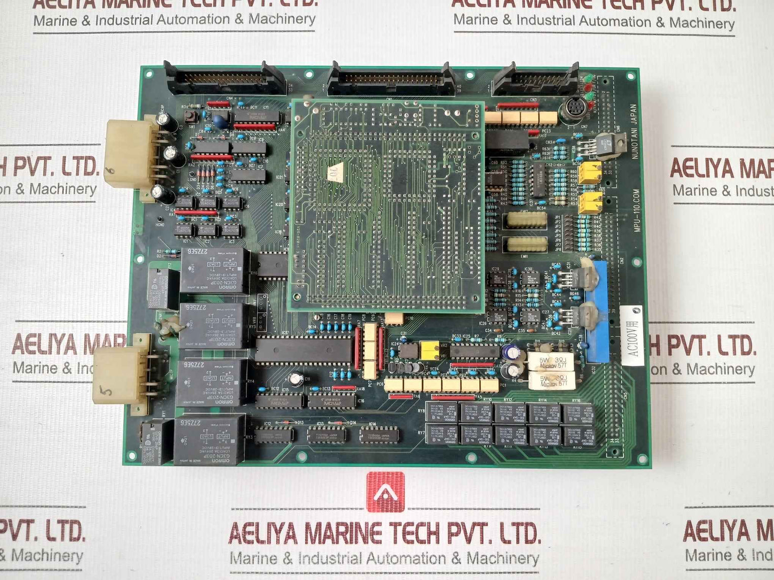 Nunotani Mpu-110.Com Printed Circuit Board Thruster Controller V25-b20-1.3