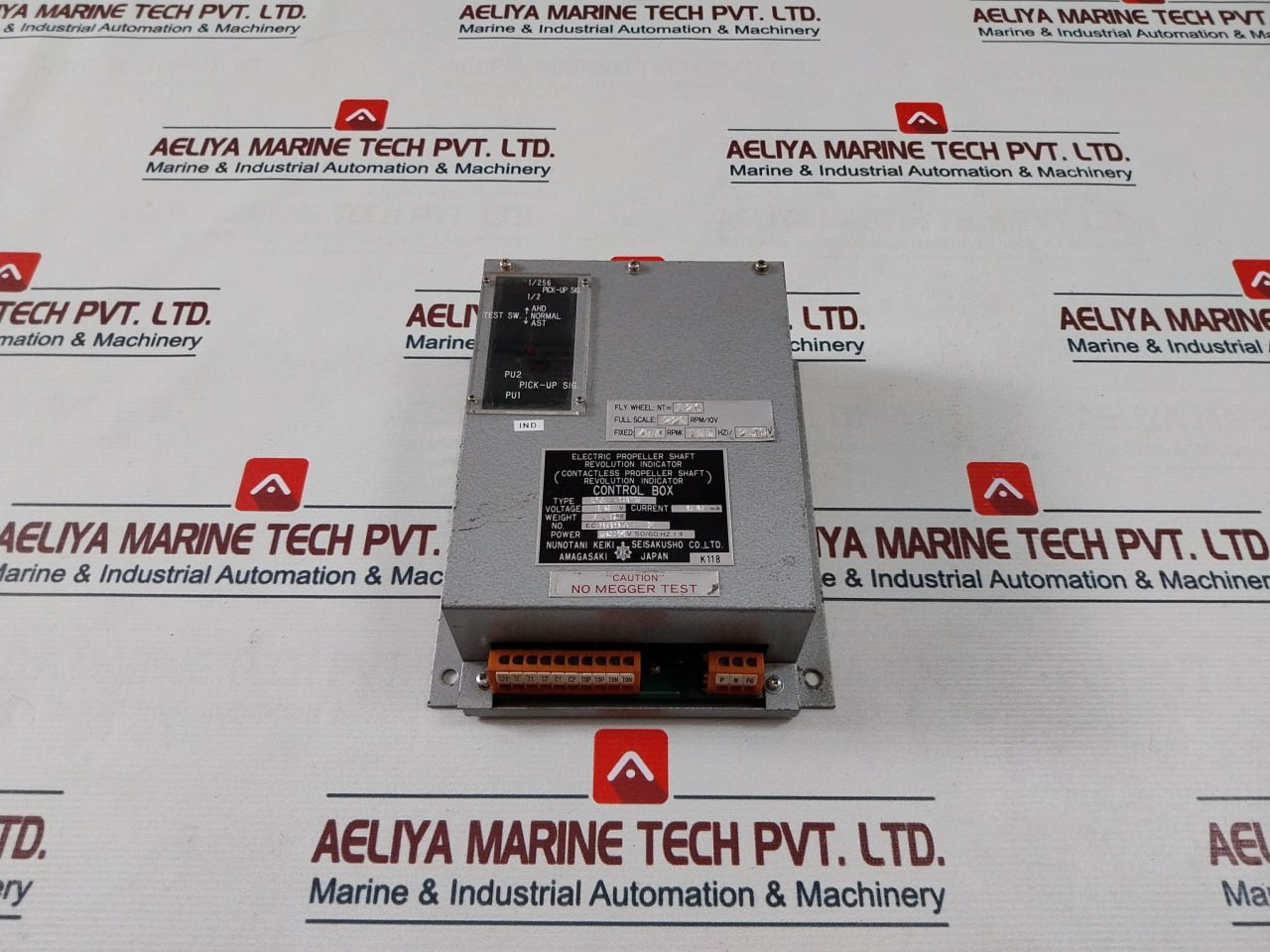 Nunotani Keiki Pa-spd Electric Propeller Shaft Revolution Indicator 10V