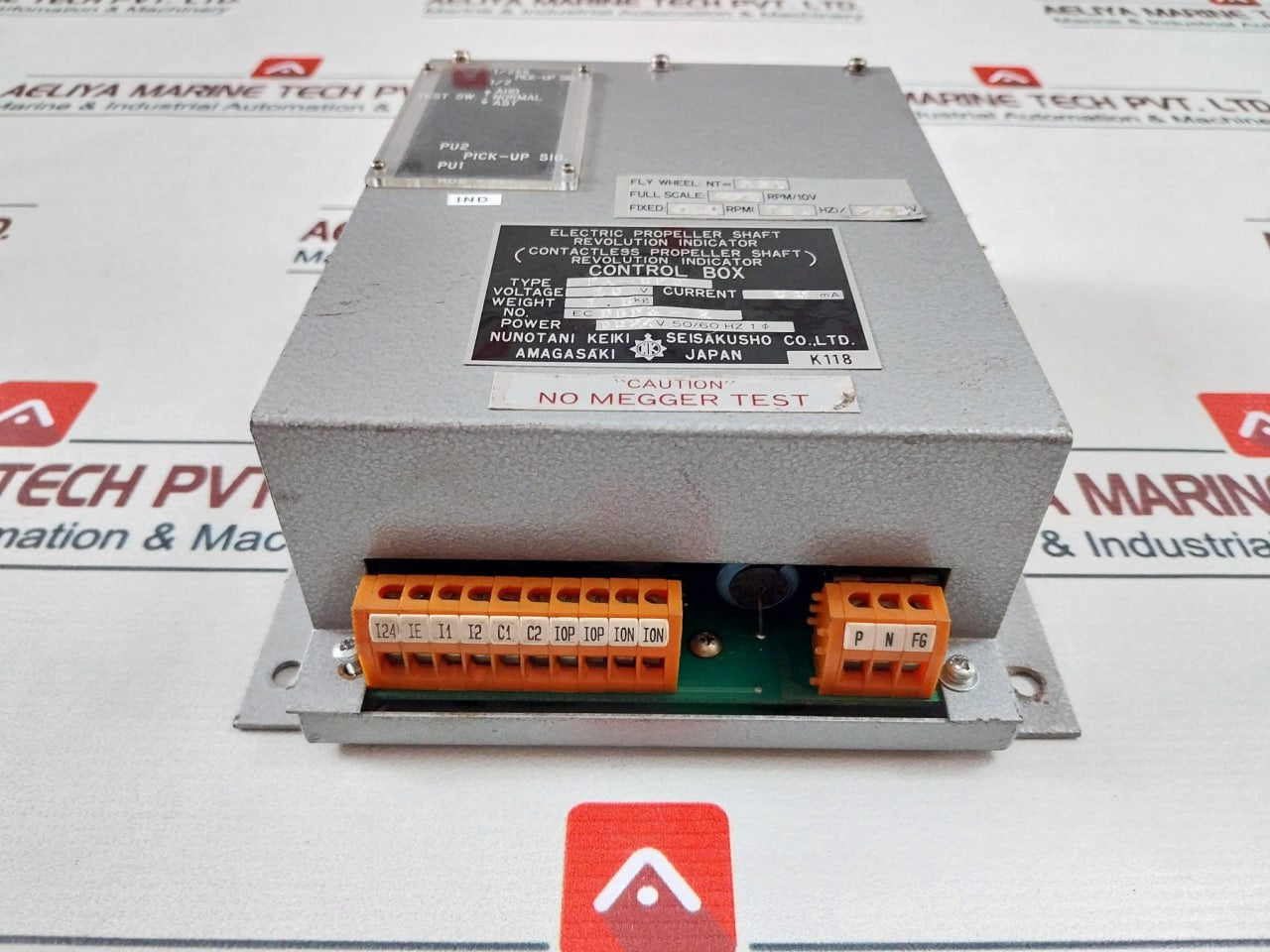 Nunotani Keiki Pa-spd Electric Propeller Shaft Revolution Indicator 10V
