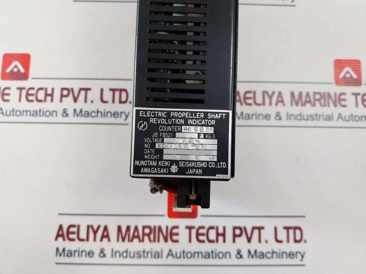 Nunotani Keiki Seisakusho Re-s8Dr Lectric Revolution Counter Indicator Ec-9759-9 Dc24V