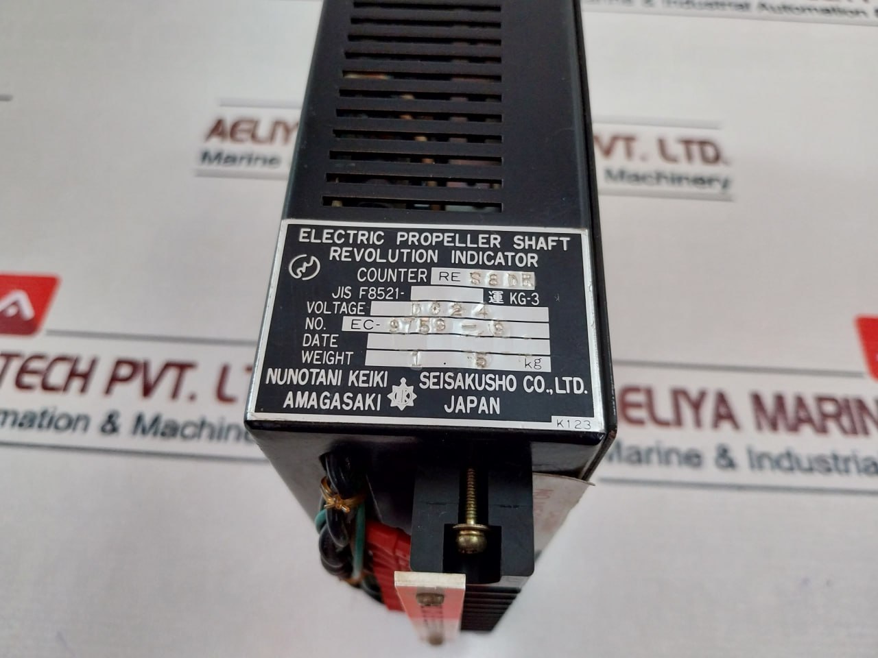 Nunotani Keiki Seisakusho Re-s8Dr Lectric Revolution Counter Indicator Ec-9759-9 Dc24V