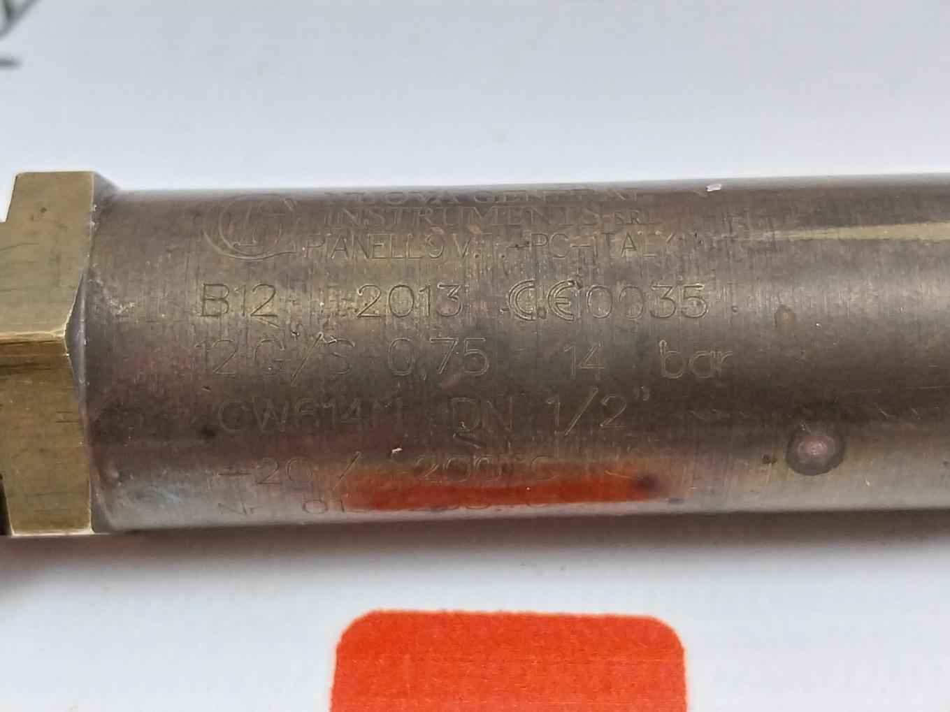 Nuova General Instruments Cw614N B12 Free Discharge Safety Valve