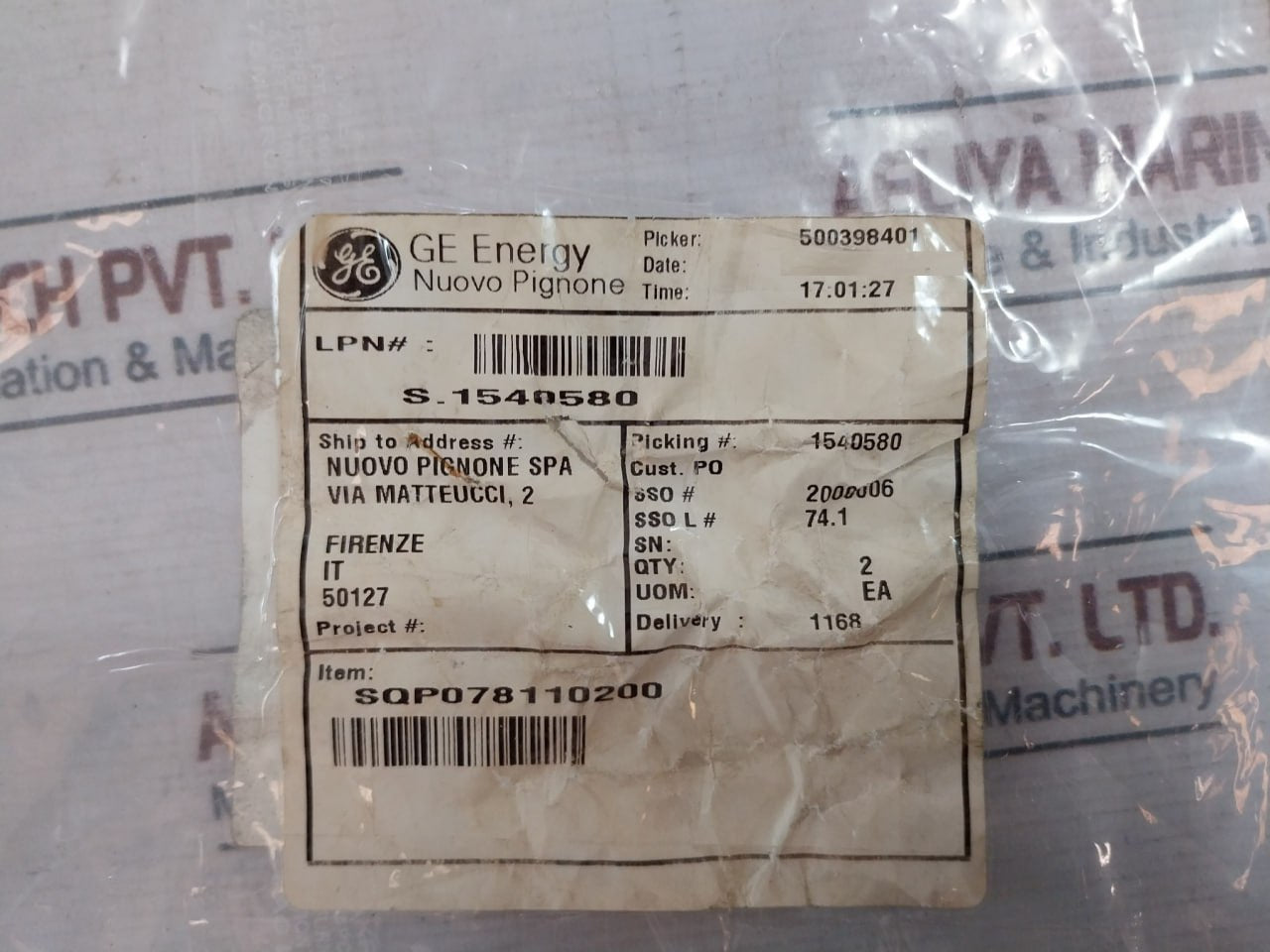 Nuovo Pignone Sqp078110200 Half Bearing Marine Connection Rod Hoerbiger 150616-1