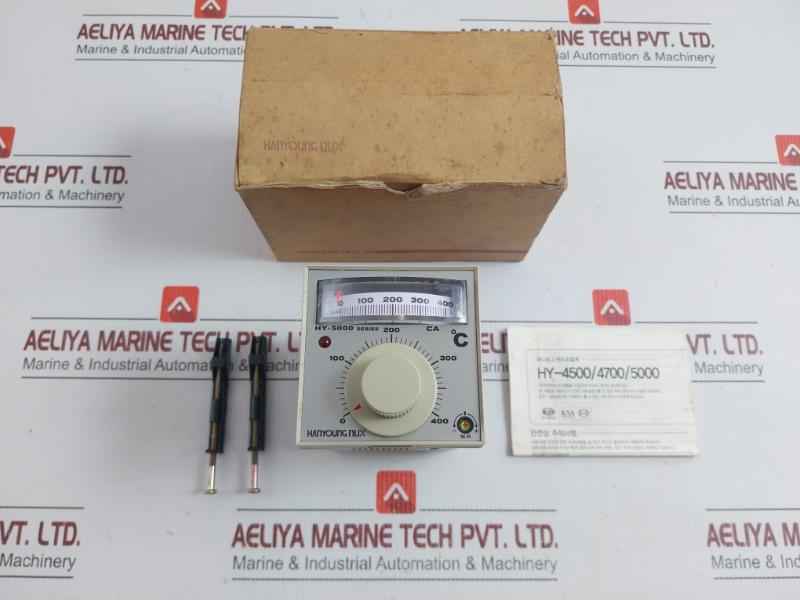 Hy-5000-pkmnr07 Analog Indicator Temperature Controller 0-400°C Hanyoung Nux