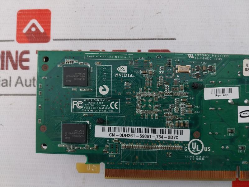 Nvidia 180-10383-0000-a01 Video Graphics Card Dcv-00154-n1-gp Rev: A00