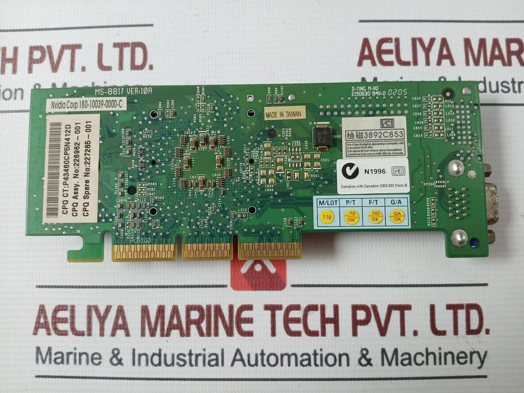 Nvidia 180-p0039-0000-c Video Card 10A 94V