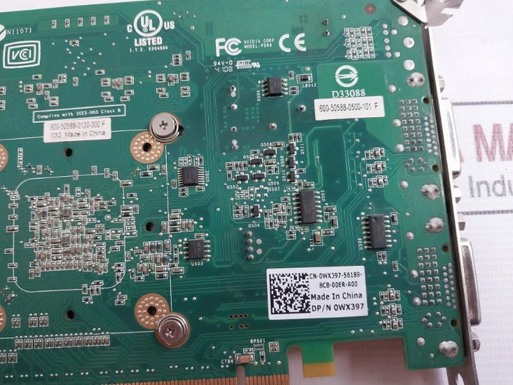 Nvidia Ky 01016 Video Card Dc12V 0.19A 0844Hw Ps88
