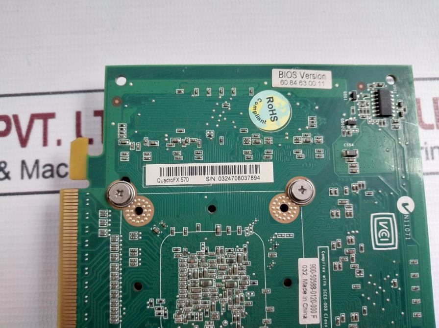 Nvidia Ky 01016 Video Card Dc12V 0.19A 0844Hw Ps88