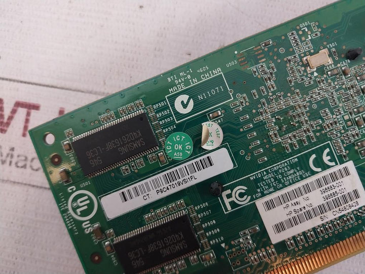 Nvidia P283 Graphics Card D33088 5.44.02.31.16 Bti Ml-1 94V-0