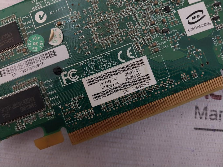 Nvidia P283 Graphics Card D33088 5.44.02.31.16 Bti Ml-1 94V-0