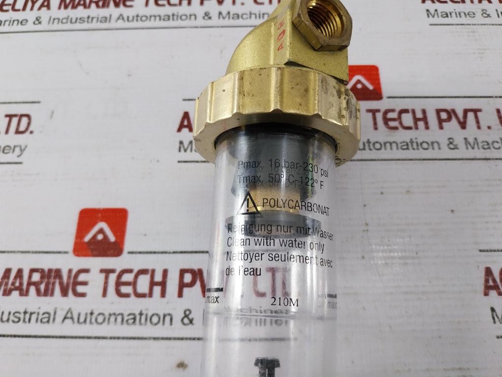 Nw6 Nd25 Pressure Regulator 210M Pmax 16 Bar – 230 Psi Tmax 50C – 122F