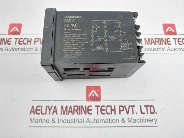 Nx7-00 Hanyoung Nux Digital Temperature Controller 100-240V/50-60Hz 6W