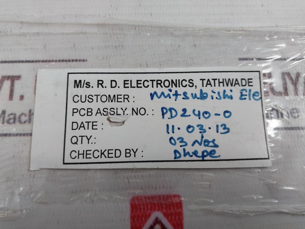 Nx7 Pd240-0 Backplane Board