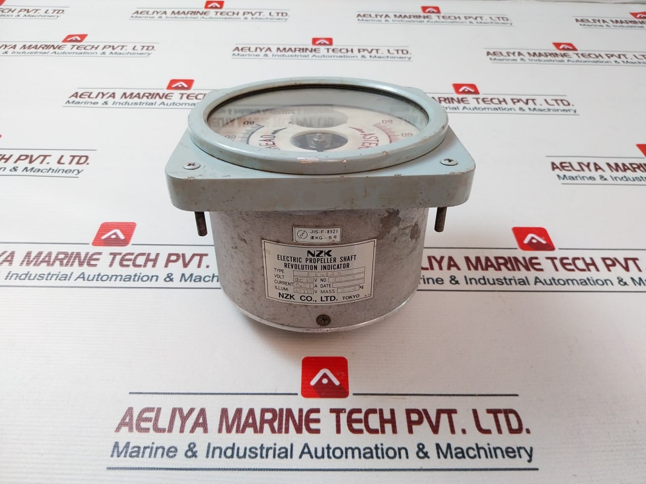 Nzk Jis-f-8521 Electric Propeller Shaft Revolution Indicator Dc 10V Fe-130