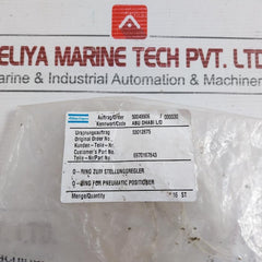 O-ring Pneumatic Positioner Seal Kit Atlas Copco 6970167843