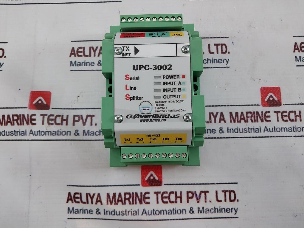 O.Overland Upc-3002 Serial Line Splitter 15-30V Dc 2W