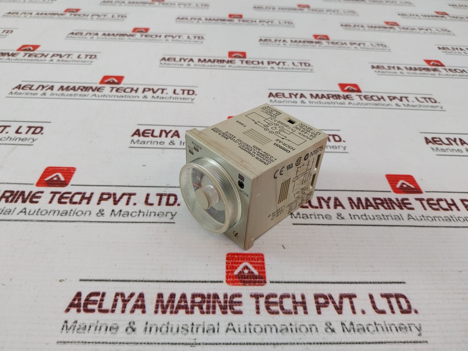 OMRON H3CR-A8 Timer Relay 0 – 3 hrs 24-48VAC 50/60HZ 12-48VDC