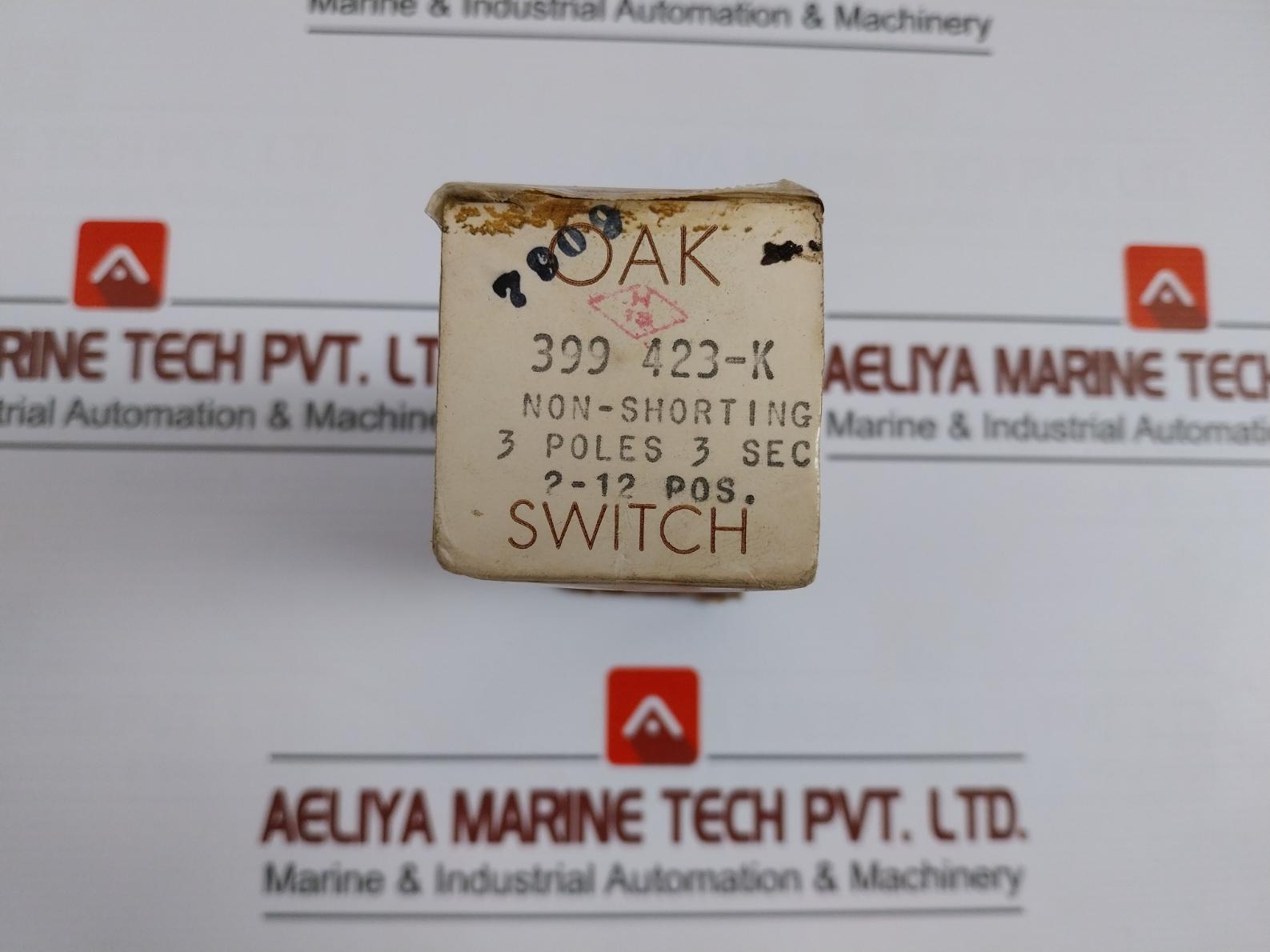 Oak 399 423-k 3 Pole Rotary Switch 2–12 Position