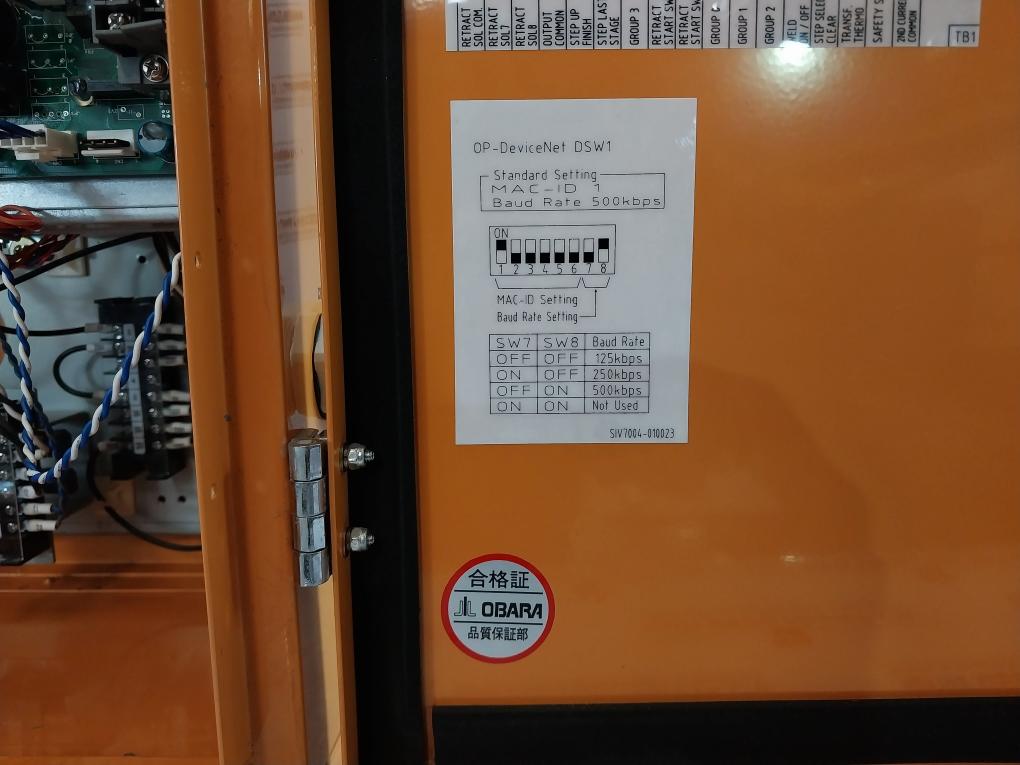 Obara Stn21C-l3N5G9-met3-ind Welding Controller Ac415V 50/60Hz 1 Phase 0.5A