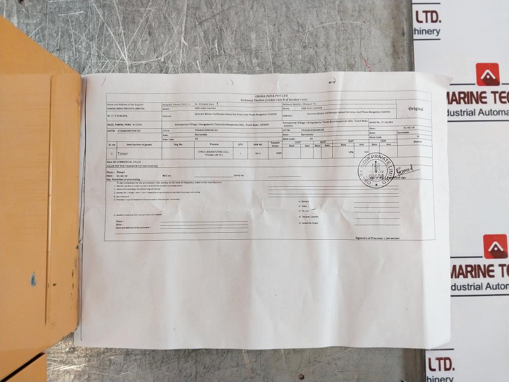 Obara STN21C-L3N5G9-MET3-IND Welding Controller 1 Phase 415VAC 50/60Hz