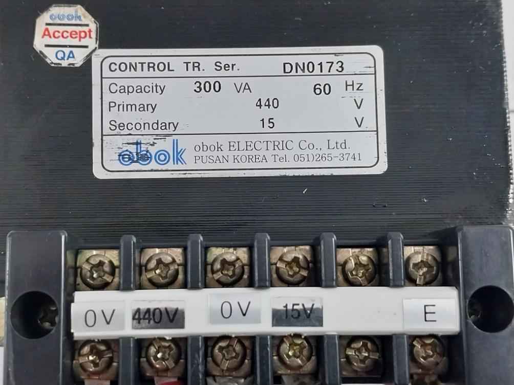 Obok Control Tr Transformer 300 Va 60 Hz 440 V