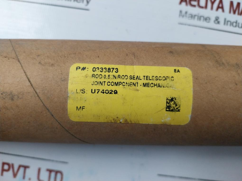 Oceaneering 0333873 Rod Seal 0.5 Inch Telescopic Joint Component Rev: Ad