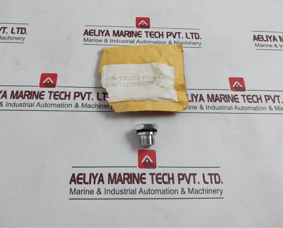 Oceaneering 100275 Threaded Male Plug Rev D