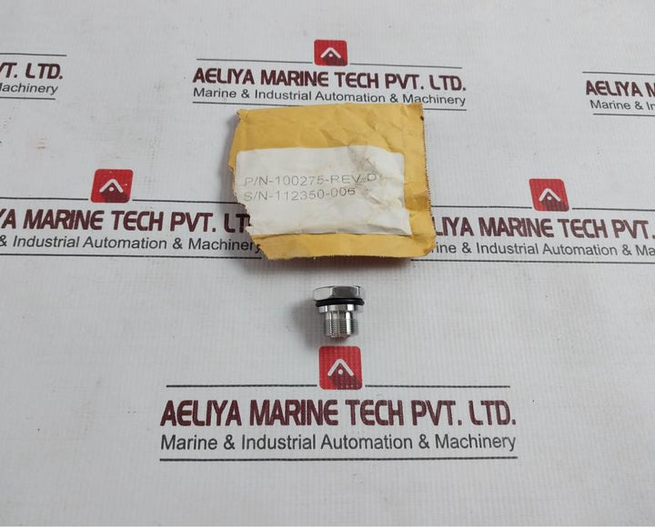 Oceaneering 100275 Threaded Male Plug Rev D