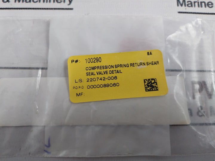 Oceaneering 100276-rk Shear Seal E/H Housing Valve Repair Kit