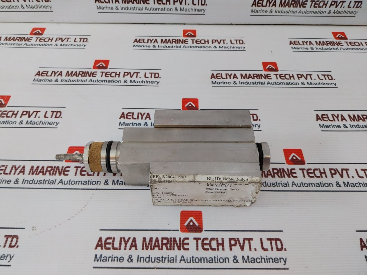 Oceaneering 100276 Shear Seal Valve 100281-b Rev.F