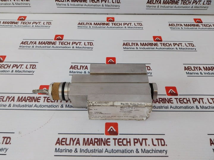 Oceaneering 100276 Shear Seal Valve 100281-b Rev.F