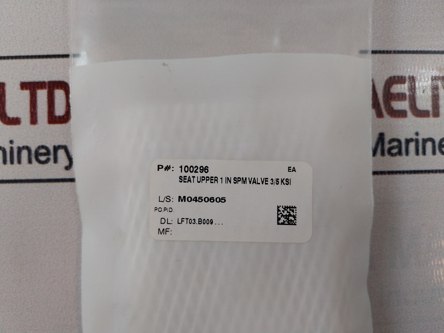 Oceaneering 100295-sk Valve Seal Kit