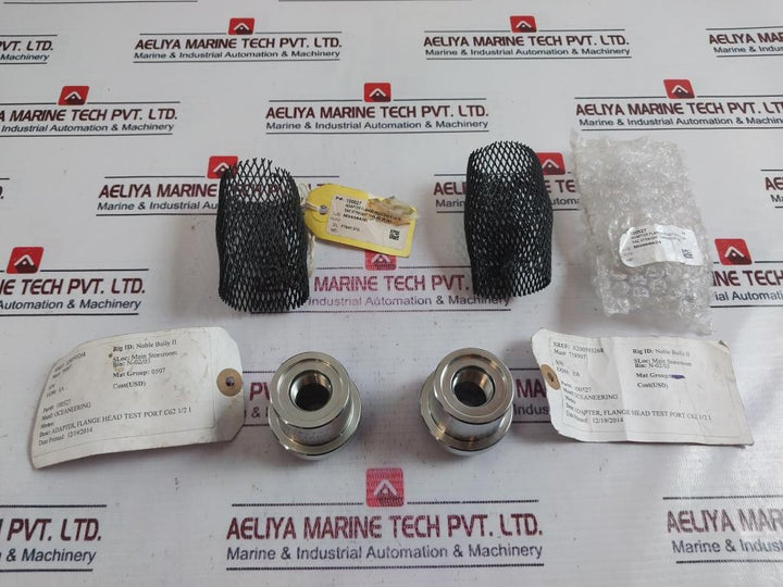 Oceaneering 100527-aa Flange Head Adapter C62 X 1/2 In