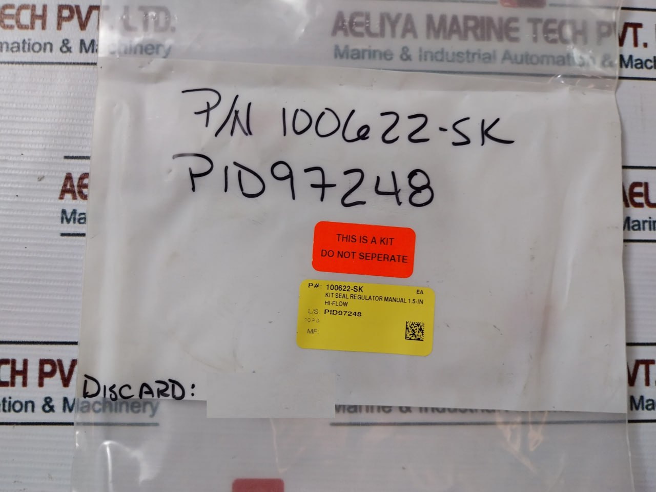 Oceaneering 100622-sk Seal Stat-o 0.5-in 316 Ss Nitrile 600 Series Kit
