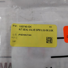 Oceaneering 100740-sk Seal Kit For Spm Valve 100743 Rev B 0.50-in 3K–5K