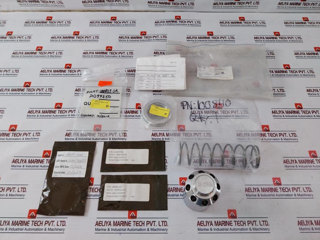 Oceaneering 100833-rk Valve Check Repair Kit Rev: A