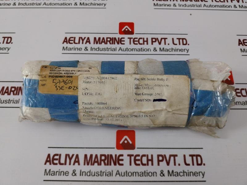 Oceaneering 100864 Cartridge Valve SPM 0.5 Inch N.O, Mechanical Assembly