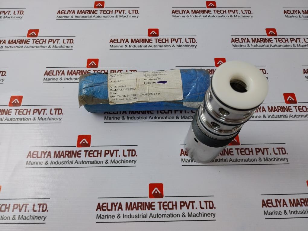 Oceaneering 100865 Bi-directional Valve Spm 0.5 In
