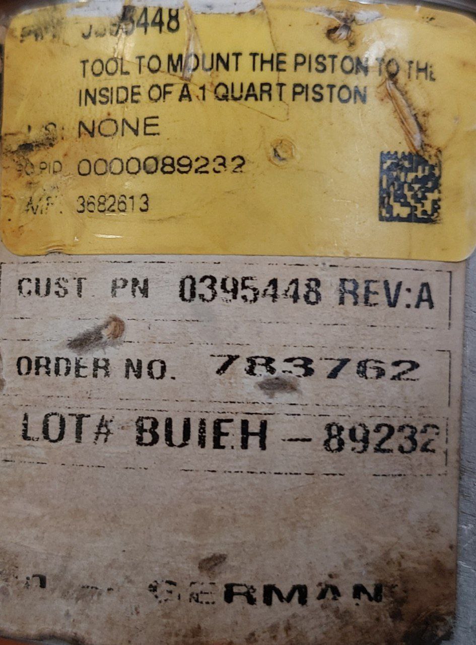 Oceaneering 0395448 Installation Piston Tool Ent-tec J611-137 06112525