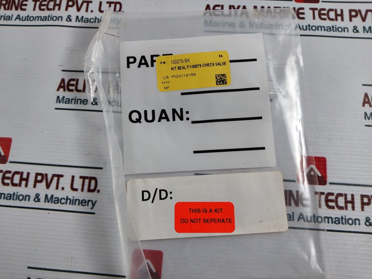 Oceaneering 100275-sk Plate Compression Spring Return Shear Seal Valve Kit