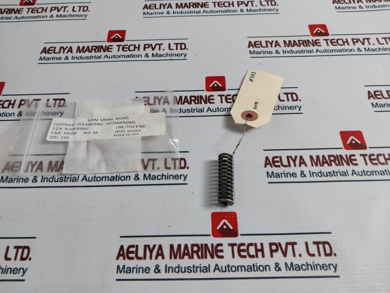 Oceaneering 100275-sk Plate Compression Spring Return Shear Seal Valve Kit